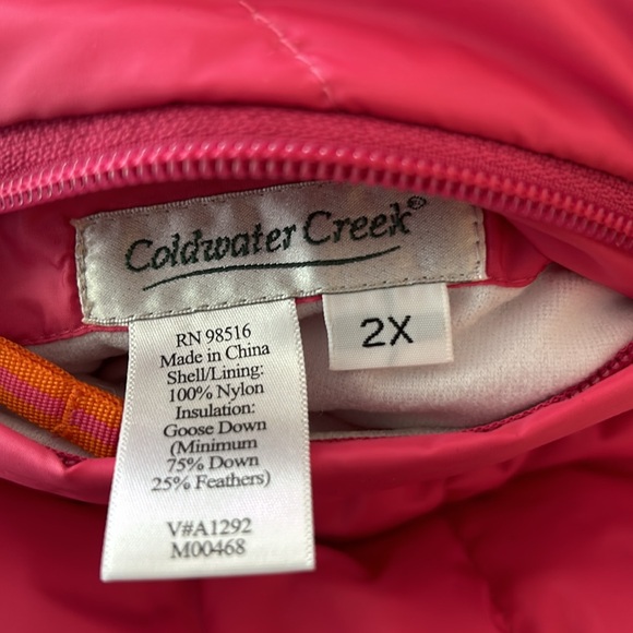 Coldwater Creek reversible winter vest - Picture 6 of 7